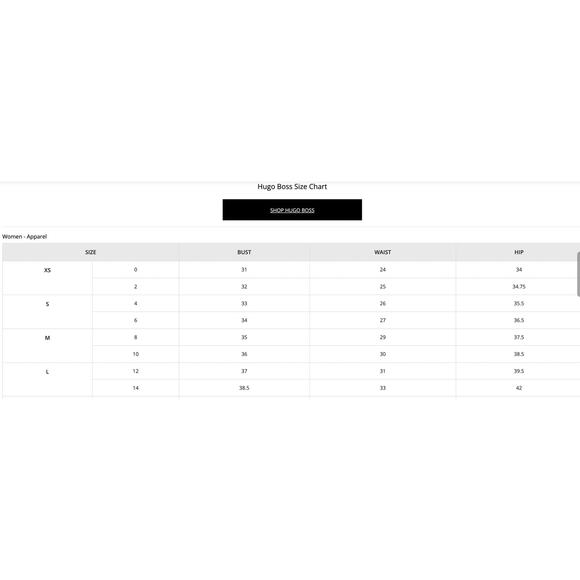 Boss Hugo Boss Skirt Womens Large Black Pencil Straight A Line Career - Picture 10 of 10